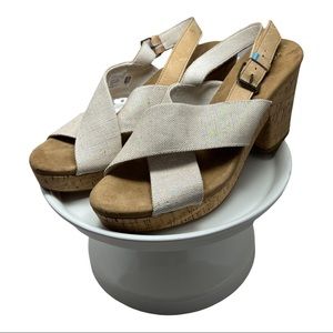TOMS WOMEN'S IBIZA SANDALS Size 10